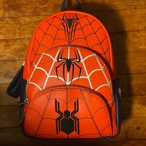 Loungefly Exclusive Spider-Man Triple-Pocket Mini Backpack